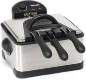 Holland Connections Friteuse familiale avec Cool Zone - 4 Litres - Inox