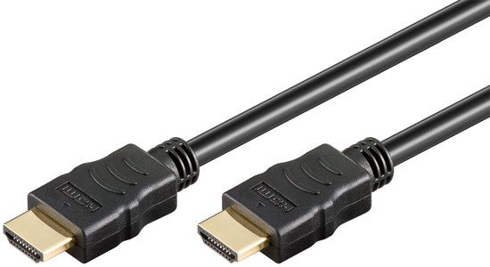 Goobay HDMI kabel - versie 2.0 (4K 60Hz + HDR) - CCS aders / zwart - 1,5 meter