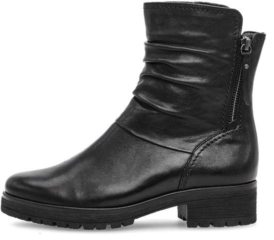 Gabor Dames Enkellaarzen - Zwart - Maat 38.5 - Leer - Model 092 - Herfst/Winter 2025