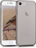 kwmobile telefoonhoesje geschikt voor Apple iPhone SE (2022) / iPhone SE (2020) / iPhone 8 / iPhone 7 - Zwart / Transparant