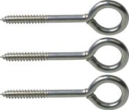 AMIG Schroefogen - 57x - staal - 40 mm - zilver - DHZ ijzerwaren - bevestigingsmaterialen - A merk
