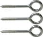 AMIG Schroefogen - 57x - staal - 40 mm - zilver - DHZ ijzerwaren - bevestigingsmaterialen - A merk