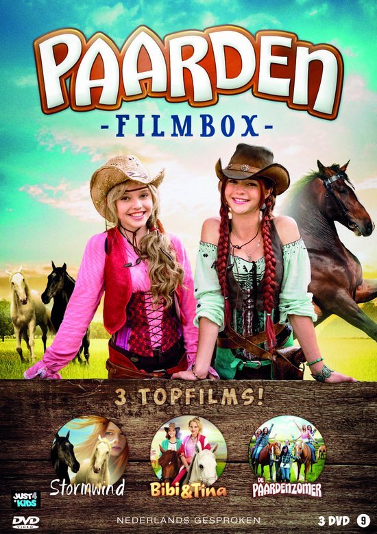 3 Dvd Stackpack Paarden Filmbox (Bibi & Tina – Stormwind – De Paardenzomer dvd