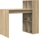 vidaXL Bureau Sonoma Eiken Bewerkt Hout