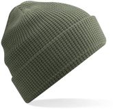 Beechfield Organic Waffle Cap - Olive Green