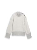 TOM TAILOR Pull gris / gris clair