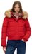 Superdry Everest Hooded Bomber Jas Dames Rood