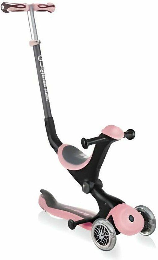Globber GO•Up Deluxe - Step met 3 wielen, roze