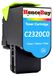 Lexmark Cartouche de toner cyan pour Lexmark C2425, MC2425 et autres modèles, 1 pièce