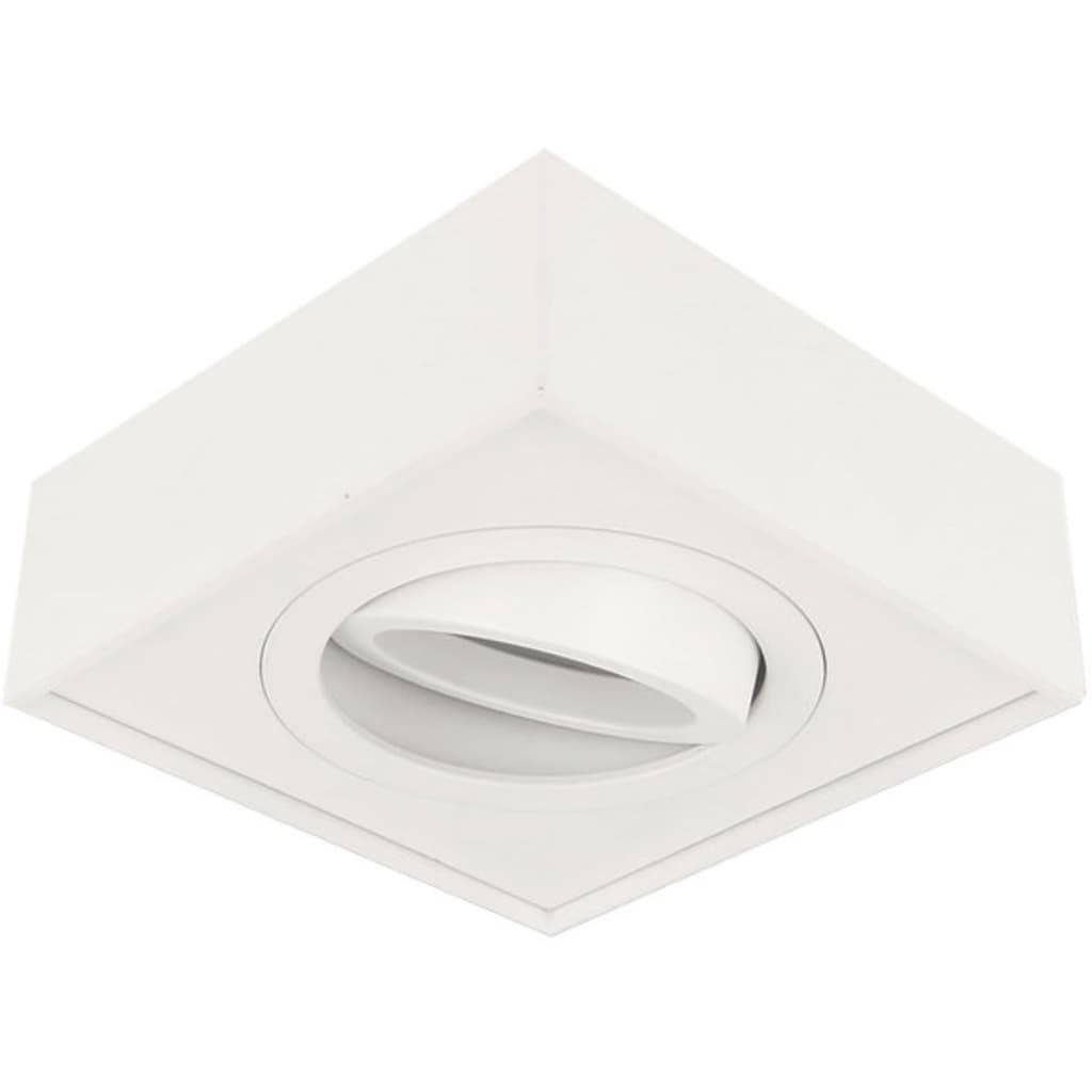 Led-line Inbouwspot Hoog, Vierkant, Kantelbaar, Mat Wit