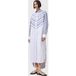 AllSaints Shannon Robe Chemise Blanc/bleu Taille: XS