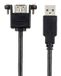 Renkforce RF-5720402 câble USB USB 2.0 0,25 m USB A Noir