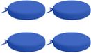 vidaXL - Coussin d'assise - SOEST - 4 pièces - 100% Polyester - Bleu Royal