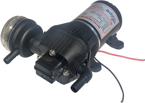 TTulpe Flow Meister 1312 automatische drukwaterpomp, 12 Volt, 2.4 bar, 13 lpm.