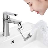 Merkloos Kraanverlenging Keuken Wastafel Perlator Waterbesparende Roterend, 2 Modi 360° Straalregelaar Grote Doorstroming Anti-Splash Legering