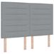 vidaXL Boxspring bed met matras Lichtgrijs 200 x 160 cm Stof