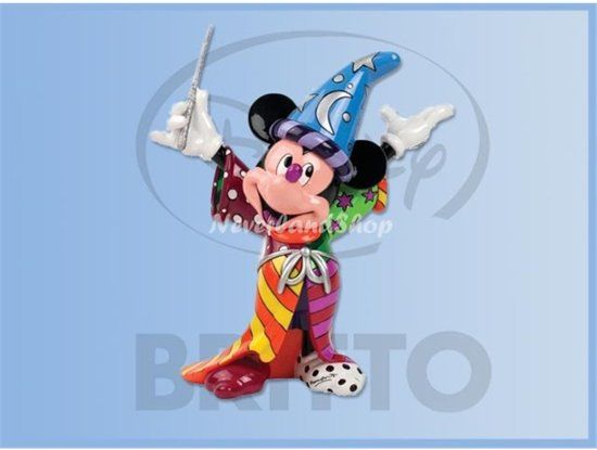 Disney by Romero Britto Sorcerer Mickey Mouse Figurine - Britto Collection