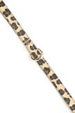 ICHI IACONNIE BE Dames Riemen BONE BROWN Polyester Broekriem Volwassenen Lente/Zomer
