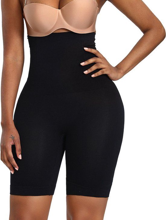 Corrigerende High Waist Boxershort Dames Zwart Maat S - Shapetape