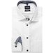 OLYMP Luxor Modern Fit Chemise ML6 (à partir de 68 CM) blanc/bleu