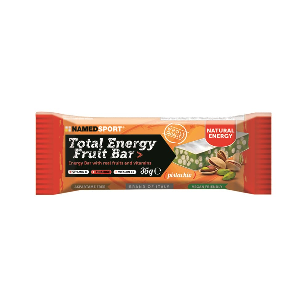 NAMEDSPORT Energybar - Total Energy Fruitbar - Doos van 25 stuks - Pistache