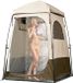 Merkloos Douchetent / Toilettent - Omkleedtent 1-kamer - Waterdicht 210D Oxford-stof - 145x145x215 cm - Khaki