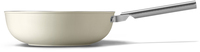 Smeg WOF3002CRM 30 cm Ceramic Non-Stick Wok Pan - Cream