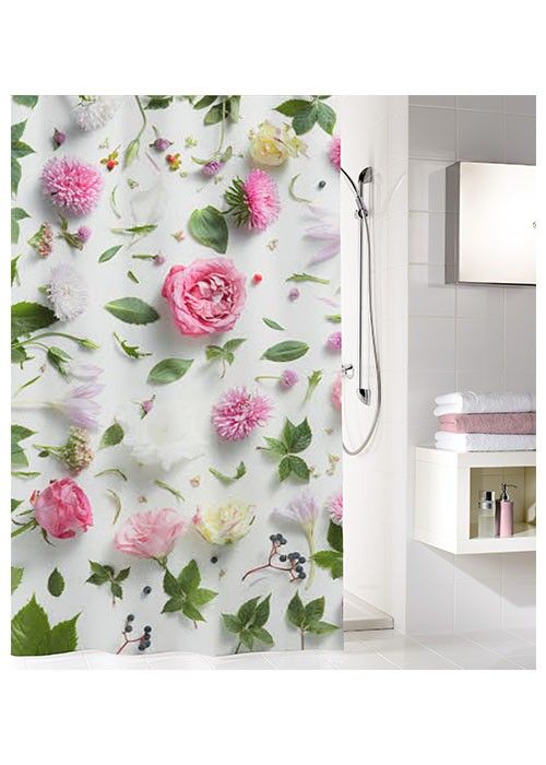 KLEINE WOLKE Douchegordijn - 180 x 180 cm - Polyester - Multi