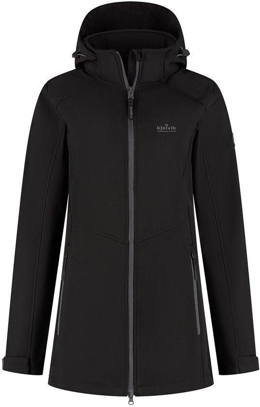 Kjelvik Outdoorjas May Zwart