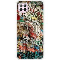 P40 Lite Graffiti 1 Bedrukt siliconen hoesje