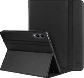 Rosso Element Hoes Geschikt voor Samsung Galaxy Tab S11 Ultra | Book Case | Volledige bescherming | Elastische band | Sleep/Wake functie | Met Penhouder | Verstelbare standaard | Zwart