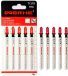 WERHE Lames de scie sauteuse métal 5 pièces - Coupe de précision aluminium (3-15mm)