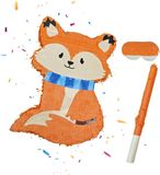 Relaxdays Piñata vos - met stok en blinddoek