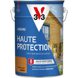 V33 Lasure Haute Protection Biosourcée Chêne Doré Satin - 5l
