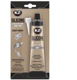 Melle K2 B250N Serie - Siliconen Grijs - 85g - Bestand tegen Hoge Temperaturen - Vervangt Traditionele Pakkingen