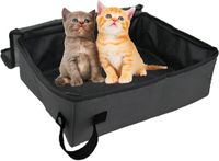 OEM Bol Draagbaar Kattenbakje Opvouwbaar - 40x30cm Zwart