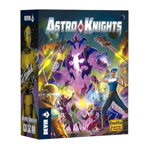 Devir Astro Knights Samenwerkend bordspel voor de bouw van rampen, strategie, science fiction en galactisch avontuur, 1-4 spelers, +14 jaar (BGASTROES)