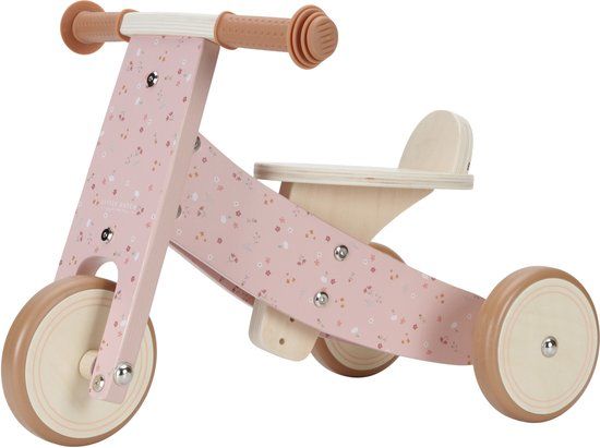Little Dutch Driewieler FSC - Pink Flower | 1-3 jaar
