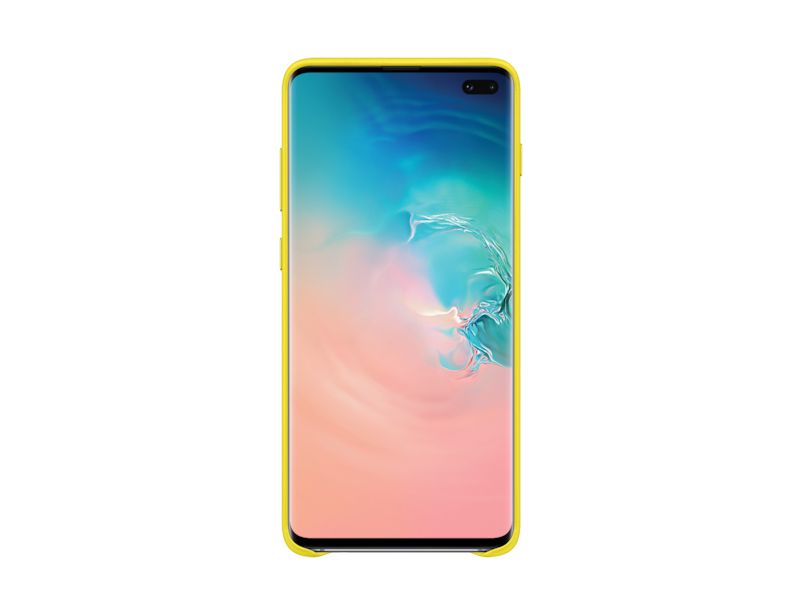 Samsung Galaxy S10+ Leather Cover - Yellow