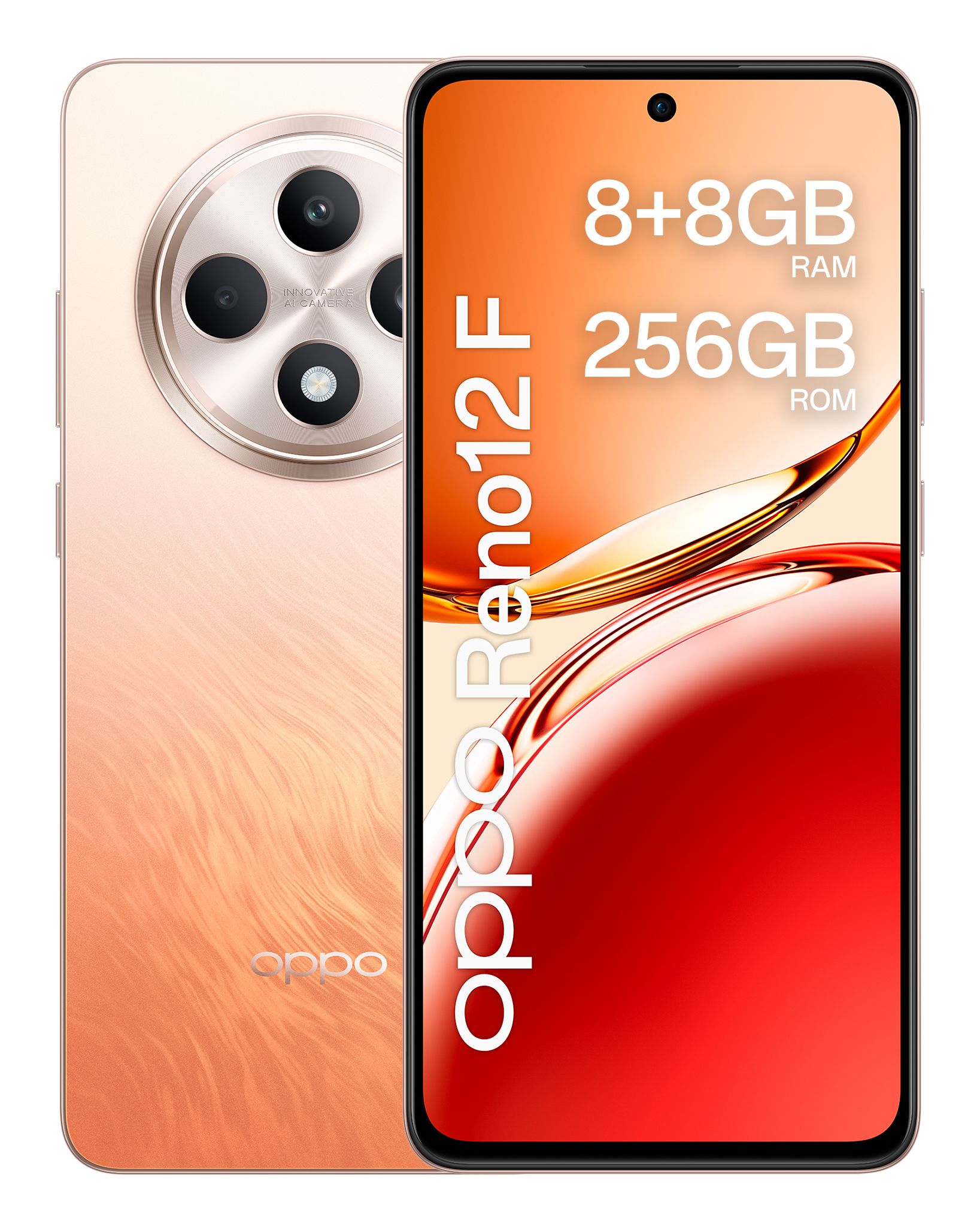 Oppo Reno12 F 4G / 256 GB / Oranje / 4G