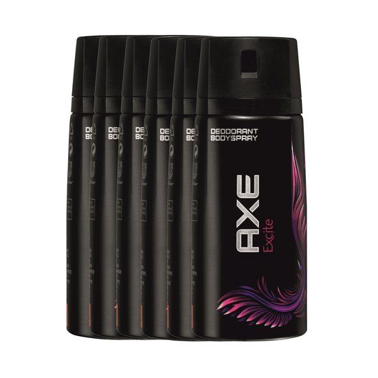 AXE Excite Deodorant Spray - 6 x 150 ml - 8712561670159