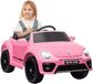 AIYAPLAY Elektrische kinderauto Kunststof, Metaal 97L x 56,5B x 46H cm Roze