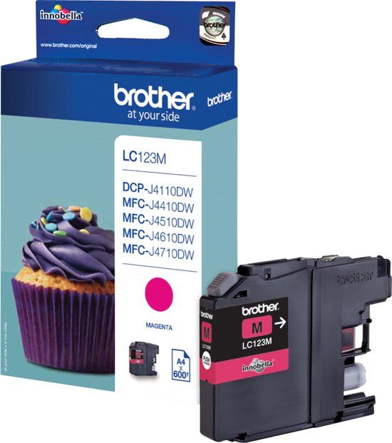 Brother LC-123M Inktcartridge Magenta