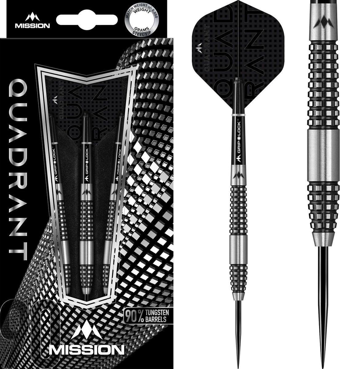 Mission Quadrant M2 90% - 24 Gram - Zwart