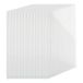 Relaxdays dubbelwandige platen 10-set, polycarbonaat, 4 mm, 121 x 60,5 cm, transparant