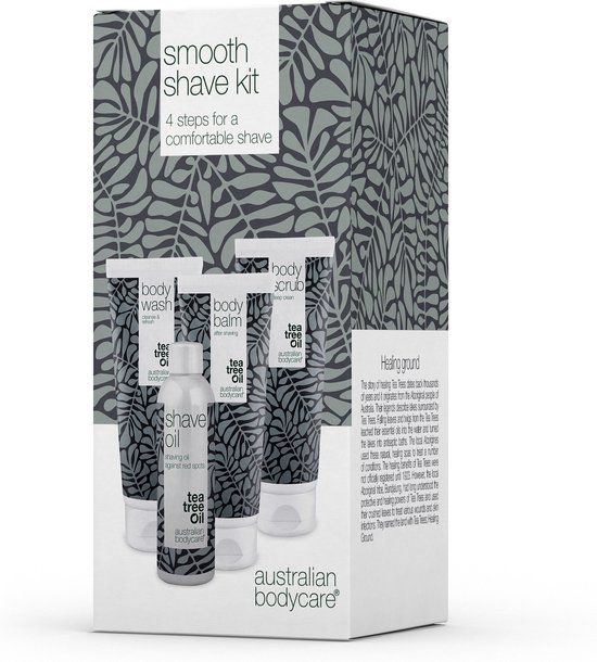 Australian Bodycare 4 Delige Scheerset tegen Rode Scheerbultjes - Ideaal voor Lichaamsscheren, Voorkomt Ingegroeide Haren, Aardbeibenen en Ontstoken Haarzakjes