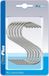 ProPlus 6x S-haken/ophanghaken haakjes voor radiatorbakken/luchtbevochtigers - verchroomd staal 4 mm 6,5 x 7,5 cm