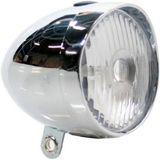 K-parts Fietskoplamp Retro 1 LED Chroom