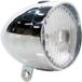 K-parts Fietskoplamp Retro 1 LED Chroom
