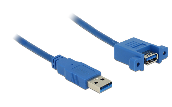 DeLOCK USB 3.0 A - 1m - blauw